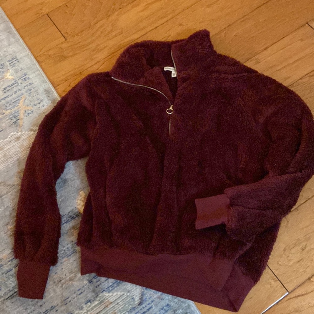❤️ EXPRESS Oversized sherpa pullover
